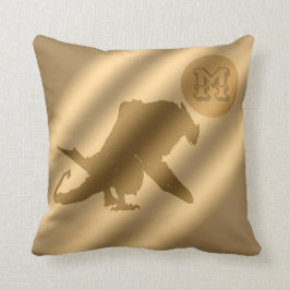 Dragon Gold Luxury Monogram Kissen