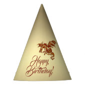 Dragon Gold Partyhütchen (Vorderseite)
