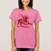 Dragon Graving - Ruby Red T-Shirt (Vorderseite)