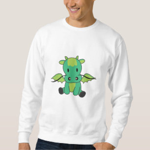 Dragon Green Fairy Tale Fantasy Niedlicher Tiere Sweatshirt
