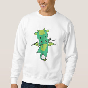 Dragon Green Fairy Tale Niedliche Tiere für Kinder Sweatshirt