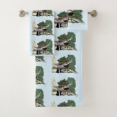 Dragon Green Sleeping Books Badhandtuch Set (Insitu)