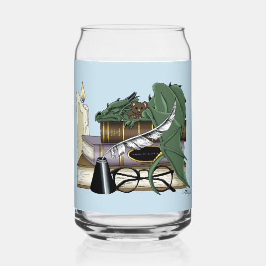 Dragon Green Sleeping Books Dosenglas (Rückseite)