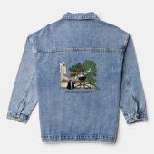 Dragon Green Sleeping Books Jeansjacke (Rückseite)