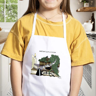 Dragon Green Sleeping Books Kinderschürze