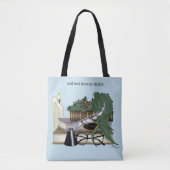 Dragon Green Sleeping Books Tasche (Vorderseite)