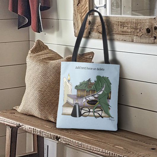 Dragon Green Sleeping Books Tasche