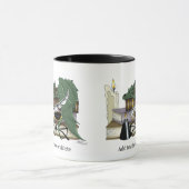 Dragon Green Sleeping Books Tasse (Zentrum)