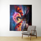 Dragon Grid 001 Wandteppich (Beispiel)