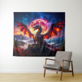 Dragon Grid 001 Wandteppich (Beispiel (Horizontal))