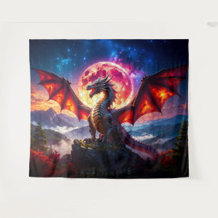 Dragon Grid 001 Wandteppich