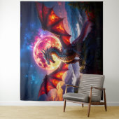 Dragon Grid 001 Wandteppich (Beispiel)