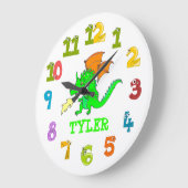 Dragon Große Wanduhr (Winkel)