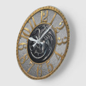Dragon Große Wanduhr (Winkel)