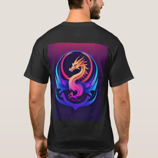 " Dragon Guardian: Embrace the Mythical " T-Shirt (Rückseite)