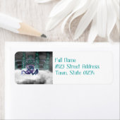 Dragon Guarding Castle Mailing Labels (Insitu)