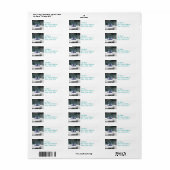 Dragon Guarding Castle Mailing Labels (Vorne)