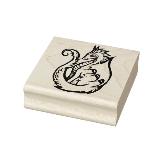 Dragon Gummistempel (Stempel)