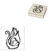 Dragon Gummistempel (Stempel)
