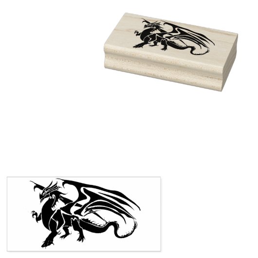 Dragon Gummistempel (Stempel)