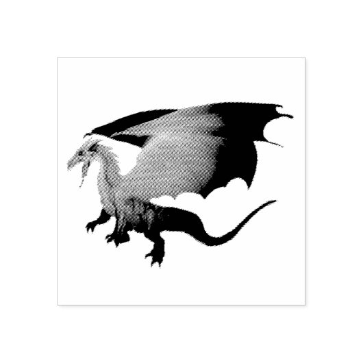 Dragon Gummistempel (Prägung)