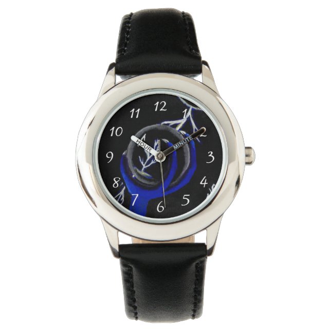 Dragon hält den Kristallball fest, um Blitzschlag  Armbanduhr (Vorderseite)