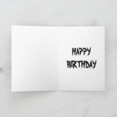 Dragon "Happy Birthday" Grüße Karte (Innenseite)