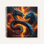 Dragon Hardcover Notizblock (Vorderseite)