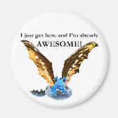 Dragon Hatching Magnet (Vorne)