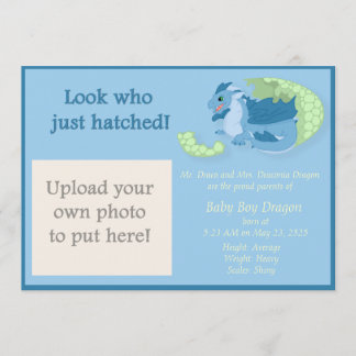 Dragon Hatchling Birth Announcement Ankündigung