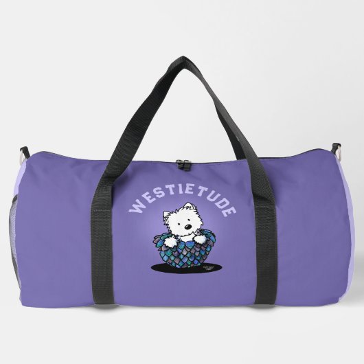 Dragon Hatchling Westie Big Duffle Bag (Rückseite)