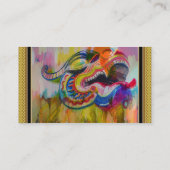 Dragon Head Business Card Visitenkarte (Rückseite)