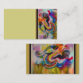 Dragon Head Business Card Visitenkarte (Vorne/Hinten)