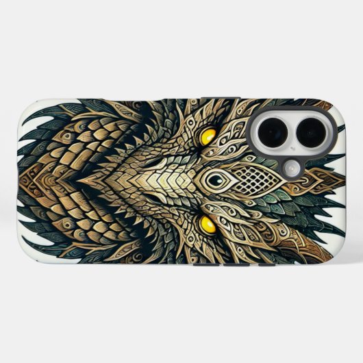 Dragon Head Case-Mate iPhone Hülle (Rückseite (Horizontal))