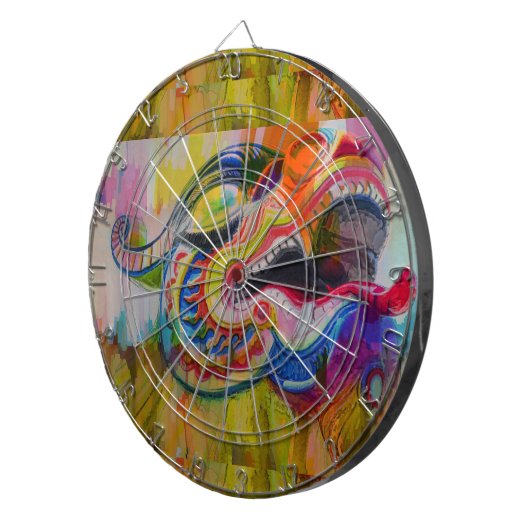 Dragon Head Dartscheibe (Vorderseite rechts)