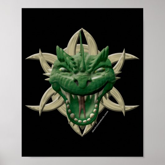 Dragon Head - Green Poster (Vorne)