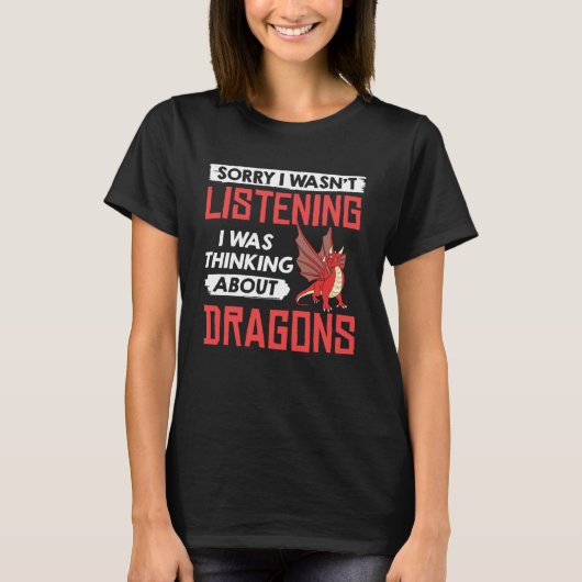 Dragon Head Niedlich Fantasy Creative 3 T-Shirt (Vorderseite)