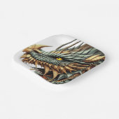 Dragon Head Pappteller (Gewinkelt)