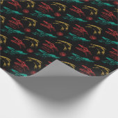 Dragon Head Pattern Geschenkpapier (Ecke)