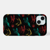 Dragon Head Pattern iPhone 15 Hülle (Rückseite (Horizontal))