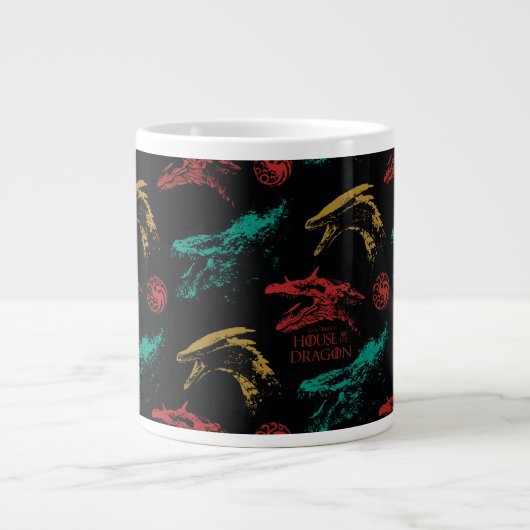 Dragon Head Pattern Jumbo-Tasse (Vorderseite)