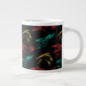 Dragon Head Pattern Jumbo-Tasse (Rechts)
