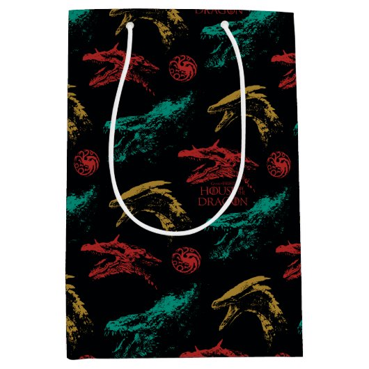 Dragon Head Pattern Mittlere Geschenktüte (Vorderseite)