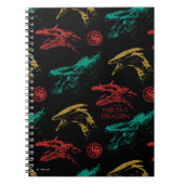 Dragon Head Pattern Notizblock (Vorderseite)