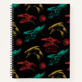 Dragon Head Pattern Notizblock (Vorderseite)