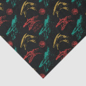 Dragon Head Pattern Seidenpapier (Ausschnitt)