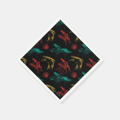 Dragon Head Pattern Serviette (Ecke)
