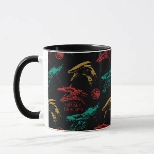 Dragon Head Pattern Tasse (Links)