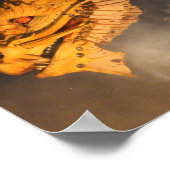 Dragon Head Red Eyes Poster (Ecke)