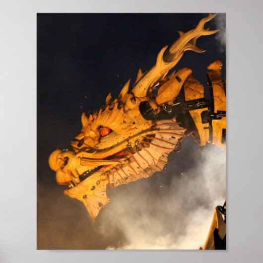 Dragon Head Red Eyes Poster (Vorne)